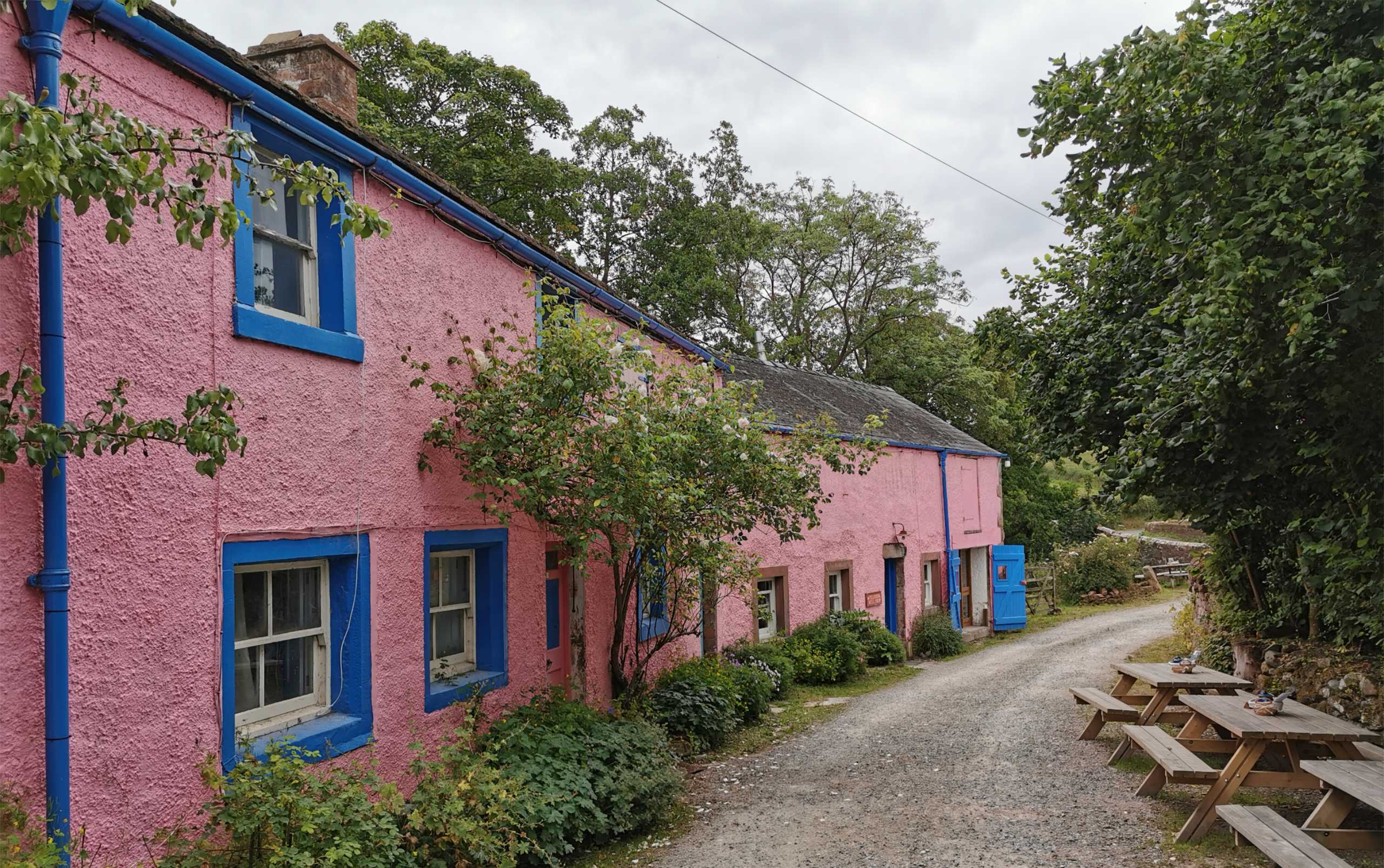 Millhouse and driveway